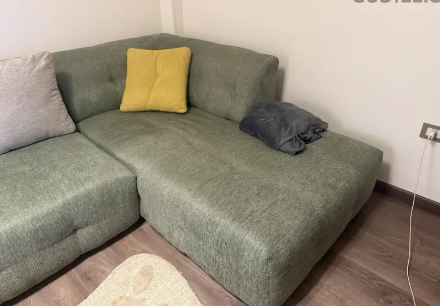L-Shape Fluffy Sofa thumbnail