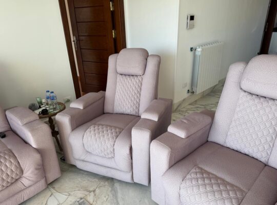 Electric Recliner Living Room Set