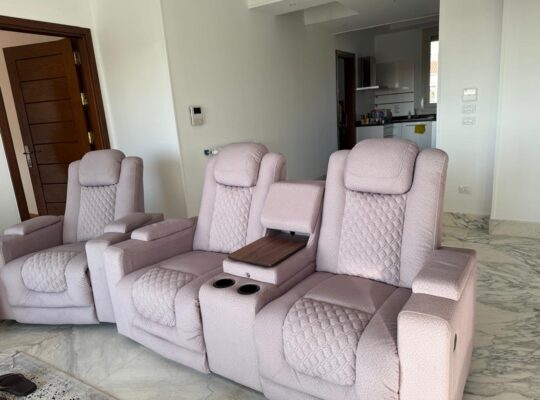 Electric Recliner Living Room Set