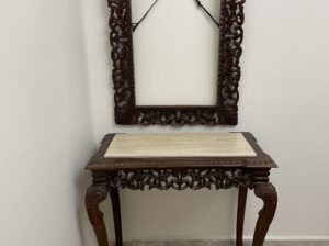 كونسول خشب و رخام