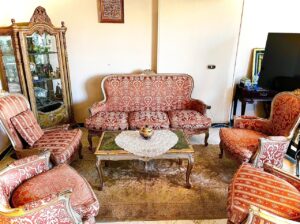 طقم صالون خشب زان