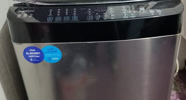 للبيع غسالة تورنيدو تحميل علوي 15 كجم بحالة ممتازة